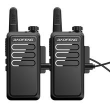 Baofeng-conjunto de rádio de comunicação 2 peças, walkie-talkie portátil, faixa uhf, usb, longo alcance, duas vias, rádio cb, upgrade de segundo 2024 - compre barato