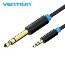 Vention 3,5mm a 6,35mm Cable auxiliar adaptador para amplificador mezclador chapado en oro 3,5 Jack a 6,5 Jack 3m 5m Aux Cabo macho a macho 2024 - compra barato