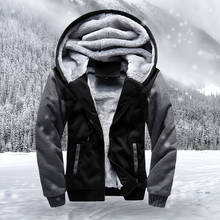 Теплые мужские куртки осень-зима, повседневные флисовые пальто, мужские куртки-бомберы, толстовки с капюшоном, мужская верхняя одежда, Приталенная толстовка 3XL 4XL 2024 - купить недорого