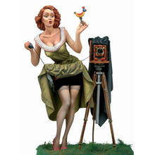 Unassambled 1/22 80mm ancient woman stand    Resin figure miniature model kits Unpainted 2024 - buy cheap