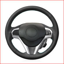 MEWANT Genuine Leather Car Steering Wheel Cover for Honda CR-Z CRZ 2011 2012 2013 2014 2015 2016 2024 - buy cheap