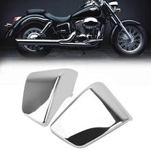 Chrome Left & Right ABS Plastic Motorcycle Fairing Battery Side Fairing Covers For Honda Shadow ACE 750 VT750 VT400 1997-2003 2024 - buy cheap