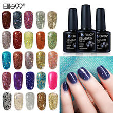 Elite99 10ml UV Gel Nail Polish Nail Glitter Sequins Gel Lak Shiny Gel Varnish Hybrid Nails Base Coat Primer for Manicure 2024 - buy cheap