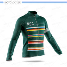 Rcc nova camisa de ciclismo homem outono manga longa secagem rápida respirável masculino bicicleta estrada sportwear corrida uniforme ropa ciclismo hombre 2024 - compre barato