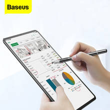 Стилус Baseus для Apple iPhone Samsung iPad Pro, емкостный сенсорный перо для планшета, мобильного телефона, ручка для рисования 2024 - купить недорого