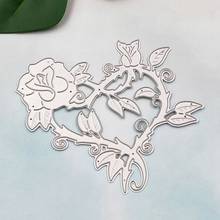 Heart Rose Shaped Cutting Dies Carbon Steel Frames DIY Scrap Booking Photo Album Embossing Paper Cards 2024 - buy cheap