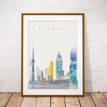 Pintura en lienzo de Arte de Skyline para pared, póster de Arte Moderno, decoración del hogar, regalo, pared, decoración del hogar 2024 - compra barato