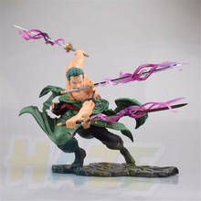 Roronoa Zoro Figure Statue Anime One Piece Figure Figurine Toy Model Collection RORONOA ZORO 23cm IN Box 2024 - buy cheap