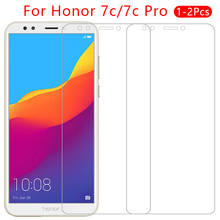 Чехол для honor 7c pro, Защитное стекло для экрана huawei 7c 7 c c7 honor7c 7cpro, защитный чехол для телефона, аксессуары 2024 - купить недорого