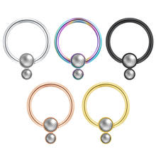 16G Nose Ring Pearl Septum Ring Nose Piercing  Earring  Cartilage Hoop Helix Earring Tragus Jewelry Conch Earring Body Jewelry 2024 - buy cheap