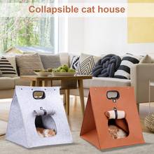 Pet House Portable Breathable Pet Cat Bed Winter Warm Pet Cat Sleeping Nest Soft Pet Bed Kennel Mat House For Pet Cat Dog 2024 - buy cheap