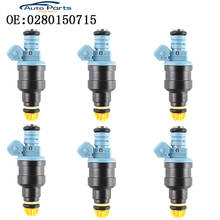 6PCS New High Quality Fuel Injector For 1987-1991 BMW 325 525 2.5L L6 0280150715 2024 - buy cheap