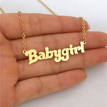 Unique Font Nameplate Choker Custom Name Pendant Necklace Personalized Jewelry Bridesmaid Friendship Gift For Women 2024 - buy cheap