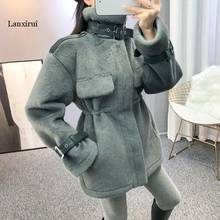 Autumn Winter Fashion Faux Fur Coat Female Casual Loose Jacket Ladies Thick Warm Outerwear Elegant Overcoats 2024 - buy cheap