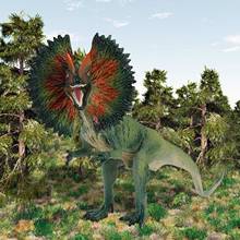 New Realistic Dinosaur Model Lifelike Dilophosaurus Animal Toy Simulation Dinosaurs Biological Toy Kid Cognition Educational Toy 2024 - buy cheap