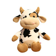30-65 см Милая мультяшная корова, плюшевая игрушка Kawaii, Зодиак, животное, крупный рогатый скот, мягкая игрушка для детей, подарок на день рождения, Рождество 2024 - купить недорого