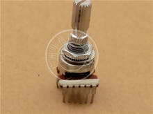 Rk1212g potenciômetro duplo vertical b50k/punho de ferro 20mm eixo de flor 4 unidades 2024 - compre barato
