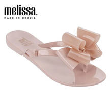 Melissa mel harmônica arco chinelos de praia sandálias de plataforma feminino casual apartamentos flip flops feminino fora sapatos de verão 2024 - compre barato