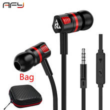 AFY In-Ear Earphone Super Bass Headset with Microphone Stereo Sound Earbuds For Phone iphone xiaomi samsung Fone De Ouvido 3.5mm 2024 - buy cheap