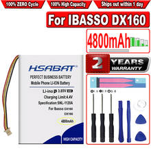 HSABAT-Batería de 4800mAh para reproductor Ibasso DX160 DAP 2024 - compra barato