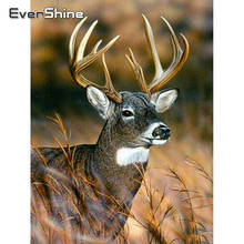 EverShine 5D Diamond Painting Animals Cross Stitch Diamond Embroidery Deer Picture Rhinestones Full Display Diamond Mosaic Kit 2024 - buy cheap