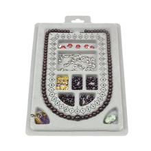 DIY Necklace Tray Design Handmade Necklaces Making Jewelry Tools Crafts Gifts Organizer Measurement Compartment Beads Beading 2024 - buy cheap