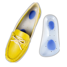 Plantillas ortopédicas de silicona para zapatos, suela plana, Corrector para el arco del pie, Gel Palmilha, almohadilla para zapatos, almohadilla de Gel 2024 - compra barato