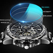 Haiqin-relógio de pulso mecânico masculino, relógio automático com design de ponteira, mecânico, modelo executivo, esportivo, 2020 2024 - compre barato