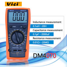 Vici DM4070 цифровой измеритель иммитанса 3 1/2 20H 2000 мкФ 20 МОм self-сопротивление разряда инструмент для измерения емкости и индуктивности тестер 2024 - купить недорого