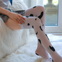 Shengrenmei New Ladies Sexy Cow Stockings Spotted Milk Stockings Japanese Girls High Stockings Over Knee Stocks for Women Girl 2024 - buy cheap