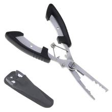 Stainless Steel Multifunction Fishing Pliers Scissors Line Cutter Remove Hook Fishing Tackle Tool  Black Nylon Bag Fishing Tools 2024 - buy cheap