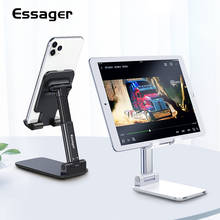 Essager suporte de mesa para celular, suporte para iphone ipad ajustável, suporte de metal para tablet, universal 2024 - compre barato