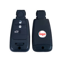 3 кнопки автомобиля без ключа Go Смарт дистанционные брелки для ключей 433 МГц с 4A чип для Fiat 500 Panda Punto Bravo Ducato Stilo Tipo Viaggio Ottimo 2024 - купить недорого