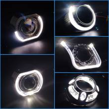 Angel Eyes Shrouds For Bi-Xenon Projector Lens 3.0 Hella 3R/Q5 Mask Covers Bezels Headlight Lenses Car Accessories Retrofit DIY 2024 - buy cheap