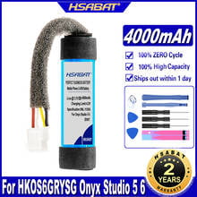 HSABAT-batería ID997 de 4000mAh para estudio Harman/Kardon HKOS6BLKSG HKOS6GRYSG Onyx, 5, 6 baterías de altavoz 2024 - compra barato