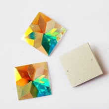 YANRUO 2310TH Square All Sizes Mirror Crystal AB Sew On Stones For Rhinestones Gems DIY Garment 2024 - buy cheap