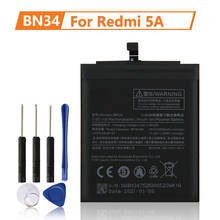 Xiaomi-bateria de substituição original 100%, para xiaomi mi, redmi 5a, autêntica, 3000mah 2024 - compre barato