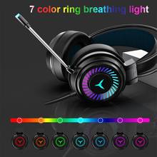 G58 7 Colors RGB LED Light Gaming Headset 3D Stereo Wired Bass Headphone with Mic for PC/Laptop Professional Gaming Accessories 2024 - buy cheap