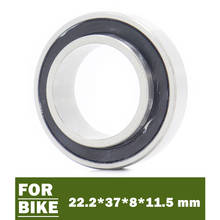 MR22237-2RS Bearing 22.2*37*8*11.5mm ( 1 PC ) 22237 Balls Bicycle Bottom Bracket Repair Parts MR22237 2RS Ball Bearings 2024 - buy cheap