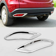 For Honda Vezel HR-V HRV 2014 -2019 Styling Accessories chrome Car rear bumper fog reflex light cover trim molding lamp garnish 2024 - buy cheap