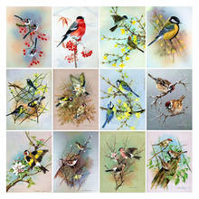 LZAIQIZG Full Square/Round Drill Diamond Painting Bird Tree Cross Stitch Needlework Diamond Embroidery Animals Sale Home Decor 2024 - buy cheap