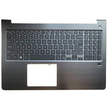 NEW US Keyboard FOR Dell Vostro 15-5000 5568 V5568 with Laptop palmrest upper case keyboard bezel  With fingerprint hole 2024 - buy cheap