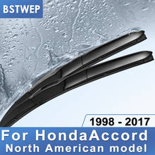 BSTWEP-escobillas de limpiaparabrisas híbridas para Honda Accord, brazos de gancho compatibles (solo para versión norteamericana) 2024 - compra barato