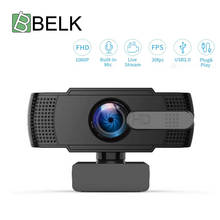 BELK Full HD 1080P Webcam Computer Web Camera With Microphone Rotatable Cameras For Live Broadcast Video Calling Conference Work 2024 - buy cheap