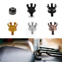 Motorcycle Imperial Crown Style Aluminum Rear Fender Seat Bolt Seat Screw Nut Mount Knob Cover Nut for Harley Motorbikes 96-20 2024 - buy cheap