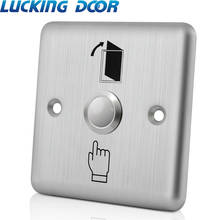 Stainless Steel access control Push Switch Door Sensor Opener Release Door Exit Button electric lock opener 2024 - buy cheap