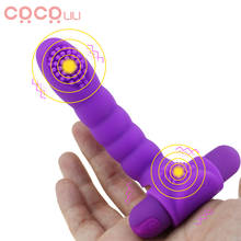 Finger Vibrators Sex Toys For Woman Clitoris Stimulation Brush Vibrating Finger Sleeve G Spot Massage Vibrator Adult Sex Product 2024 - купить недорого