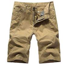Summer Men Baggy Multi Pocket Military Cargo Shorts Male Cotton Khaki Mens Tactical Shorts Short Pants Male Jogger Board Shorts 2024 - buy cheap