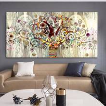 Abstract Tree of Life Gustav Klimt Landscape Canvas Painting Famous Poster and Print Wall Art Picture for Living Room Home Decor 2024 - buy cheap