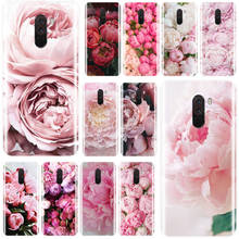 Capa protetora para celular, peônias florais de rosa, de silicone macio, tpu, para redmi 4 4x 4a 5a 5 plus 6 7 note 5 4x 5a 5 6 pro 7 2024 - compre barato